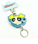 パワーパフガールズ バブルス ラバーキーホルダー ブルー