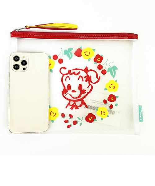 オサムグッズ ジル メッシュポーチ (ピンク) OSAMUGOODS｜パーフェクト