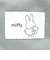 ミッフィー miffy BIGワッペンポーチ グレー