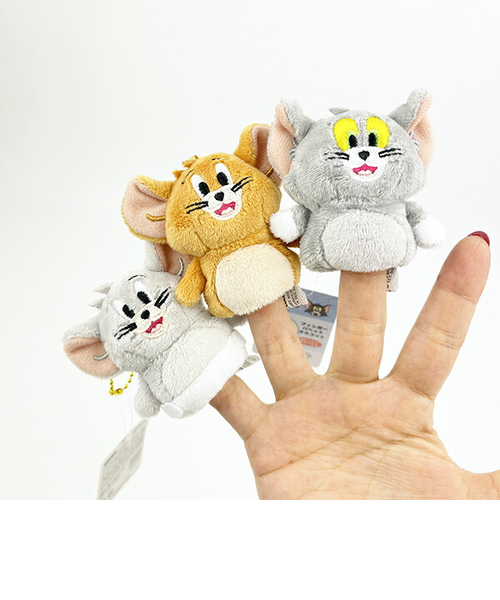 トムとジェリー タフィー フィンガーパペットマスコット 指人形