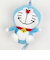 ドラえもん カラビナ マスコット ぬいぐるみ キーホルダー ブルー