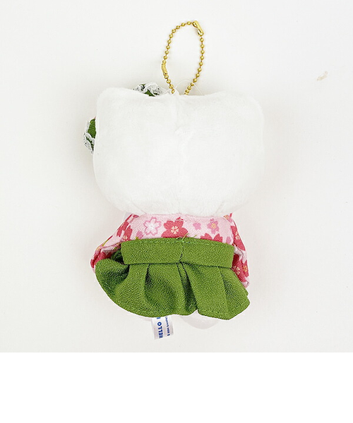 サンリオ ハローキティ 抹茶着物 マスコット ぬいぐるみ インテリア