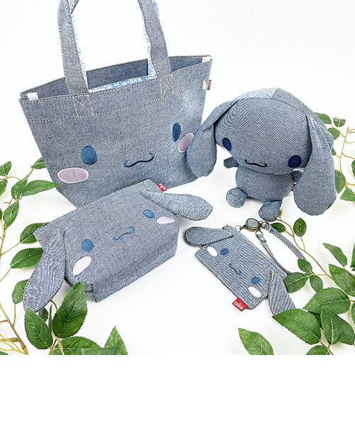 サンリオ シナモロール EDWIN ぬいぐるみ S インテリア デニム