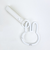 ミッフィー カラビナ スマートキーホルダー ホワイト ストラップ フェイス miffy カー用品