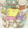 サンリオキャラクターズ みんなでぎゅうぎゅう マグカップ