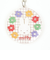 miffy ミッフィー スライドキーホルダー ポップ柄 フラワーポップシリーズ