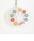 miffy ミッフィー スライドキーホルダー ポップ柄 フラワーポップシリーズ
