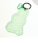 miffy ミッフィー マット染色キーホルダー ミント