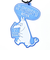 ムーミン MOOMIN マット染色キーホルダー アクリルキーホルダー ブルー
