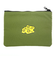 トムとジェリー CHEES DAY フラットポーチ (カーキ)
