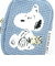 SNOOPY スヌーピー カラビナ付ミニポーチブルー おばけシリーズ 小物入れ 化粧品入れ(PWD)