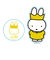 ミッフィー miffy 70th クリアステッカーセット (Queen) 文具 日本製