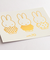 ミッフィー miffy 70th 金箔押しポストカード(miffy) 文具 日本製