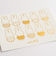 ミッフィー miffy 70th 金箔押しポストカード(miffy_pattern) 文具 日本製