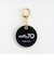 ミッフィー miffy 70th ワッペン キーホルダー(Black) 文具