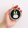 ミッフィー miffy 70th ワッペン キーホルダー(Black) 文具