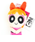 パワーパフガールズ ブロッサム ぬいぐるみキーリング キーホルダー