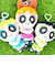 パワーパフガールズ ブロッサム ぬいぐるみキーリング キーホルダー