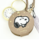 スヌーピー ルーペ付きハンドウォッチ ベージュ 時計 SNOOPY