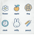 ミッフィー miffy 巾着(大) アイボリー スクール キッズ