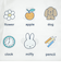 ミッフィー miffy 巾着(大) アイボリー スクール キッズ
