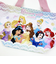 ディズニー プリンセス マチ付き巾着 ピンク ランチ Disney