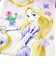 ディズニー プリンセス ラプンツェル 巾着(大) ラベンダー スクール キッズ Disney