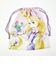 ディズニー プリンセス ラプンツェル 巾着(大) ラベンダー スクール キッズ Disney