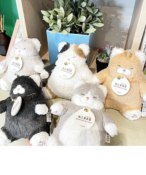 ねこ肯定感 とらねこのしゃけ 手のひらサイズ ぬいぐるみ