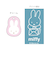 ミッフィー miffy チャーム付ボールペン(blue) 文具 日本製