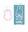 ミッフィー miffy チャーム付ボールペン(blue) 文具 日本製