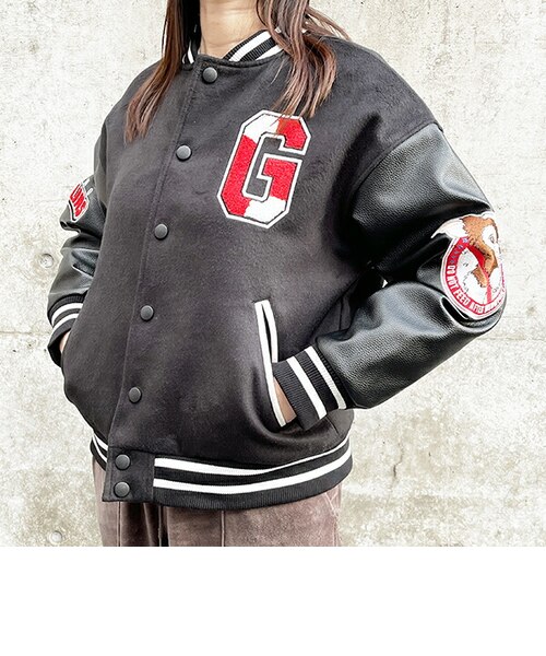 グレムリン シンプルギズモ スタジャン L ブルゾン アパレル  