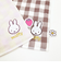 ミッフィー miffy ガーゼギンガムハンカチ (ブラウン) ストロベリー＆チョコレート ベビー