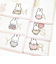 ミッフィー miffy イニシャルハンカチ(M) ピンク