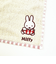 ミッフィー miffy ワッペンタオルハンカチ (レッド) ギンガムシリーズ