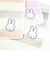 ミッフィー miffy ハンカチ (ババロア) パステルボーダー