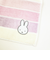 ミッフィー miffy ハンカチ (ラズベリー) パステルボーダー