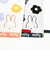 ミッフィー miffy ハンカチ (モノクロ柄) フラワーポップシリーズ