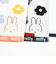 ミッフィー miffy ハンカチ (モノクロ柄) フラワーポップシリーズ