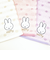 ミッフィー miffy きらきら ミニタオル (ゴールド) ハンカチ
