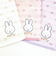 ミッフィー miffy きらきら ミニタオル (ゴールド) ハンカチ
