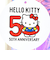 サンリオ ハローキティ 50th オーロラミニトートバッグ (ブルー) Sanrio