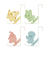 ポケットモンスター ピカチュウ ドアフック (イエロー) ポケモン