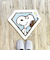 スヌーピー ダイヤモンド アクセントマット ブルー PEANUTS 75th SNOOPY