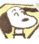 スヌーピー ダイヤモンド アクセントマット イエロー PEANUTS 75th SNOOPY