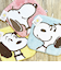 スヌーピー マルチマット ピンク PEANUTS 75th SNOOPY