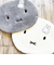 ミッフィー miffy ふわふわフェイス アクセントマット (アイボリー)