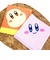 星のカービィ プププフェイス ハンドタオル