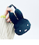 ミッフィー miffy フェイス型バッグチャーム(ブラック) ポーチ ぬい活