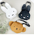 ミッフィー miffy フェイス型バッグチャーム(ブラック) ポーチ ぬい活